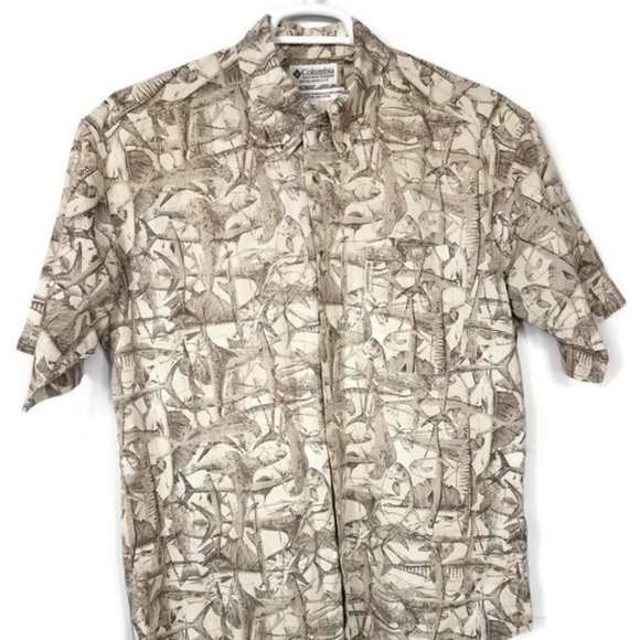 Columbia Mens Button Down Shirt Size Large - Picture 1 of 8